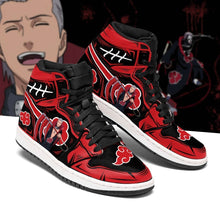 Load image into Gallery viewer, Akatsuki Hidan Shoes Boots Naruto Anime Sneakers Air Jordan Shoes Sport Top Branding Trends 2020 Sneakers
