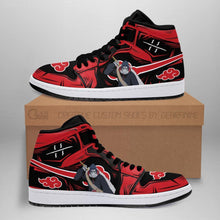 Load image into Gallery viewer, Akatsuki Kisame Shoes Boots Naruto Anime Sneakers Air Jordan Shoes Sport Top Branding Trends 2020 Sneakers
