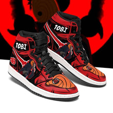 Load image into Gallery viewer, Akatsuki Tobi Shoes Boots Naruto Anime Sneakers Air Jordan Shoes Sport Top Branding Trends 2020 Sneakers
