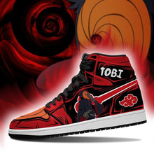 Load image into Gallery viewer, Akatsuki Tobi Shoes Boots Naruto Anime Sneakers Air Jordan Shoes Sport Top Branding Trends 2020 Sneakers
