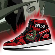 Load image into Gallery viewer, Akatsuki Zetsu Shoes Boots Naruto Anime Sneakers Air Jordan Shoes Sport Sneakers
