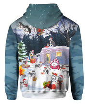 Load image into Gallery viewer, Alaskan Malamute – Christmas 3D PULLOVER FULL PRINTED HOODIES 3D
