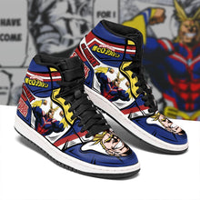 Load image into Gallery viewer, All Might Custom My Hero Academia Anime Sneakers Air Jordan Shoes Sport Top Branding Trends 2020 Sneakers
