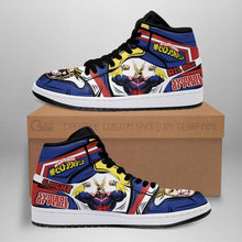 Load image into Gallery viewer, All Might Custom My Hero Academia Anime Sneakers Air Jordan Shoes Sport Top Branding Trends 2020 Sneakers
