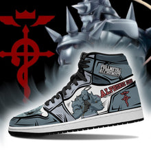 Load image into Gallery viewer, Alphonse Elric Shoes Boots Fullmetal Alchemist Anime Sneakers Air Jordan Shoes Sport Top Branding Trends 2020 Sneakers
