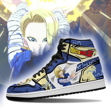 Load image into Gallery viewer, Android 18 Shoes Boots Dragon Ball Z Anime Sneakers Air Jordan Shoes Sport Top Branding Trends 2020 Sneakers
