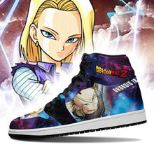 Load image into Gallery viewer, Android 18 Shoes Boots Galaxy Dragon Ball Z Anime Sneakers Air Jordan Shoes Sport Sneakers
