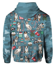 Load image into Gallery viewer, Aussie 3D – Christmas 3D PULLOVER FULL OVER PRINTED ZIP HOODIES 3D
