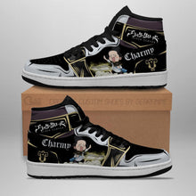 Load image into Gallery viewer, Black Bull Charmy La Black Clover Anime Sneakers Air Jordan Shoes Sport Top Branding Trends 2020 Sneakers
