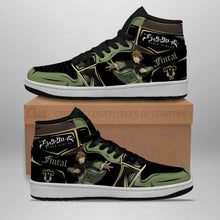 Load image into Gallery viewer, Black Bull Finral Shoes Black Clover Anime Sneakers Air Jordan Shoes Sport Top Branding Trends 2020 Sneakers
