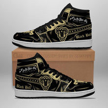 Load image into Gallery viewer, Black Bull Magic Knight Shoes Black Clover Anime Sneakers Air Jordan Shoes Sport Top Branding Trends 2020 Sneakers

