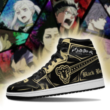 Load image into Gallery viewer, Black Bull Magic Knight Shoes Black Clover Anime Sneakers Air Jordan Shoes Sport Top Branding Trends 2020 Sneakers
