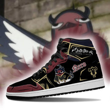Load image into Gallery viewer, Black Bull Nero Shoes Black Clover Anime Sneakers Air Jordan Shoes Sport Top Branding Trends 2020 Sneakers
