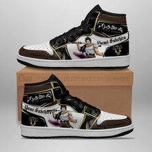 Load image into Gallery viewer, Black Bull Yami Grimore Shoes Black Clover Anime Sneakers Air Jordan Shoes Sport Top Branding Trends 2020 Sneakers
