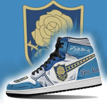 Load image into Gallery viewer, Blue Rose Magic Knight Shoes Black Clover Anime Sneakers Air Jordan Shoes Sport Top Branding Trends 2020 Sneakers
