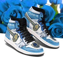 Load image into Gallery viewer, Blue Rose Magic Knight Shoes Black Clover Anime Sneakers Air Jordan Shoes Sport Top Branding Trends 2020 Sneakers

