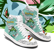 Load image into Gallery viewer, Bulbasaur Shoes Boots Cute Pokemon Sneakers Air Jordan Shoes Sport Top Branding Trends 2020 Sneakers
