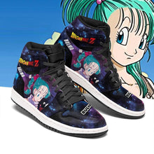 Load image into Gallery viewer, Bulma Shoes Boots Galaxy Dragon Ball Z Anime Sneakers Air Jordan Shoes Sport Top Branding Trends 2020 Sneakers
