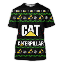Load image into Gallery viewer, Catterpilar Christmas 3D SUIT Hoodie 3D, Zip Hoodie 3D, T-Shirt 3D, Sweatshirt 3D, Short Pant 3D, Tank Top 3D
