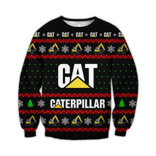 Load image into Gallery viewer, Catterpilar Christmas 2 3D SUIT Hoodie 3D, Zip Hoodie 3D, T-Shirt 3D, Sweatshirt 3D, Short Pant 3D, Tank Top 3D

