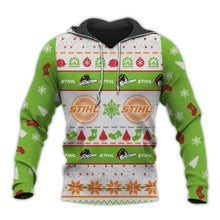 Load image into Gallery viewer, Chainsaw Christmas SUIT Hoodie 3D, Zip Hoodie 3D, T-Shirt 3D, Sweatshirt 3D, Short Pant 3D
