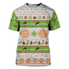 Load image into Gallery viewer, Chainsaw Christmas SUIT Hoodie 3D, Zip Hoodie 3D, T-Shirt 3D, Sweatshirt 3D, Short Pant 3D
