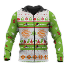 Load image into Gallery viewer, Chainsaw Christmas SUIT Hoodie 3D, Zip Hoodie 3D, T-Shirt 3D, Sweatshirt 3D, Short Pant 3D
