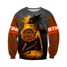 Load image into Gallery viewer, Chainsaw ChristmasSUIT Hoodie 3D, Zip Hoodie 3D, T-Shirt 3D, Sweatshirt 3D, Short Pant 3D
