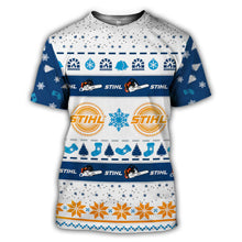 Load image into Gallery viewer, Chainsaw Christmas SUIT Hoodie 3D, Zip Hoodie 3D, T-Shirt 3D, Sweatshirt 3D, Short Pant 3D
