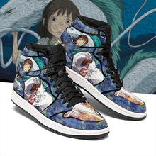 Load image into Gallery viewer, Chihiro Haku Dragon Shoes Boots Starry Night Style Spirited Away Anime Sneakers Air Jordan Shoes Sport Top Branding Trends 2020 Sneakers
