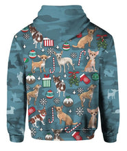 Load image into Gallery viewer, Chihuahua 3D – Christmas 3D PULLOVER FULL OVER PRINTED ZIP HOODIES 3D

