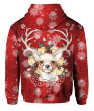 Load image into Gallery viewer, Dachshund 3D – Christmas 3D PULLOVER FULL OVER PRINTED ZIP HOODIES 3D
