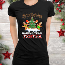 Load image into Gallery viewer, Cookie Baking Team Tester Gingerbread Christmas T-Shirt, Ladies T-Shirt, Hoodie 2D

