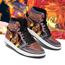 Load image into Gallery viewer, Crimson Lion Leopold Vermillion Shoes Black Clover Anime Sneakers Air Jordan Shoes Sport Top Branding Trends 2020 Sneakers
