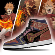 Load image into Gallery viewer, Crimson Lion Magic Knight Shoes Black Clover Anime Sneakers Air Jordan Shoes Sport Top Branding Trends 2020 Sneakers
