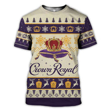 Load image into Gallery viewer, Crown Royal 3D Print Ugly Christmas Clothes SUIT Hoodie 3D, Zip Hoodie 3D, T-Shirt 3D, Sweatshirt 3D, Short Pant 3D
