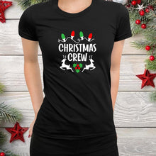 Load image into Gallery viewer, Cute Family Christmas Crew Matching Pajama Lights T-Shirt, Ladies T-Shirt, Hoodie 2D
