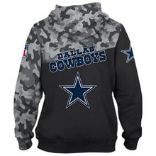 Load image into Gallery viewer, Dallas Cowboys Military NFL Football Hoodie 3D Top Branding Trends Skull Sweathshirt Limited Ediction For Men And Women
