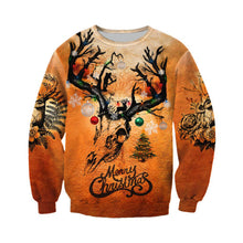 Load image into Gallery viewer, DEER HUNTING CHRISTMAS SUIT Hoodie 3D, Zip Hoodie 3D, T-Shirt 3D, Sweatshirt 3D, Short Pant 3D
