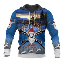 Load image into Gallery viewer, DEER HUNTING CHRISTMAS SUIT Hoodie 3D, Zip Hoodie 3D, T-Shirt 3D, Sweatshirt 3D, Short Pant 3D
