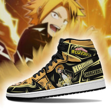 Load image into Gallery viewer, Denki Stun Shoes Boots Custom My Hero Academia Anime Sneakers Air Jordan Shoes Sport Top Branding Trends 2020 Sneakers
