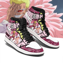 Load image into Gallery viewer, Doflamingo Shoes Boots Skill One Piece Anime Sneakers Air Jordan Shoes Sport Top Branding Trends 2020 Sneakers
