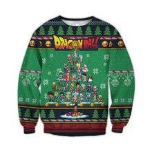Load image into Gallery viewer, Dragon Ball Christmas 3D SUIT Hoodie 3D, Zip Hoodie 3D, T-Shirt 3D, Sweatshirt 3D, Short Pant 3D, Tank Top 3D
