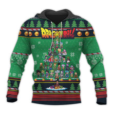 Load image into Gallery viewer, Dragon Ball Christmas 3D SUIT Hoodie 3D, Zip Hoodie 3D, T-Shirt 3D, Sweatshirt 3D, Short Pant 3D, Tank Top 3D
