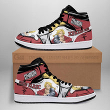 Load image into Gallery viewer, Edward Elric Shoes Boots Fullmetal Alchemist Anime Sneakers Air Jordan Shoes Sport Top Branding Trends 2020 Sneakers

