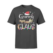 Load image into Gallery viewer, Granny Claus Christmas Light T-Shirt, Ladies T-Shirt 2D
