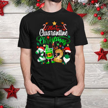 Load image into Gallery viewer, Elf Santa Claus Face Mask Merry Quarantine Christmas 2020 T-Shirt, Ladies T-Shirt, Hoodie 2D
