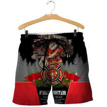 Load image into Gallery viewer, Firefighter Christmas 3D All Over Printed Clothes SUIT Hoodie 3D, Zip Hoodie 3D, T-Shirt 3D, Sweatshirt 3D, Short Pant 3D
