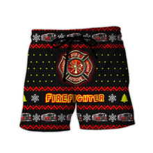 Load image into Gallery viewer, Firefighter Christmas 3D SUIT Hoodie 3D, Zip Hoodie 3D, T-Shirt 3D, Sweatshirt 3D, Short Pant 3D, Tank Top 3D
