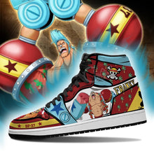 Load image into Gallery viewer, Franky Shoes Boots Straw Hat Priates One Piece Anime Sneakers Air Jordan Shoes Sport Sneakers
